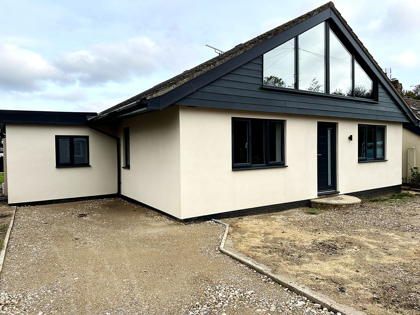 Front of home extension
