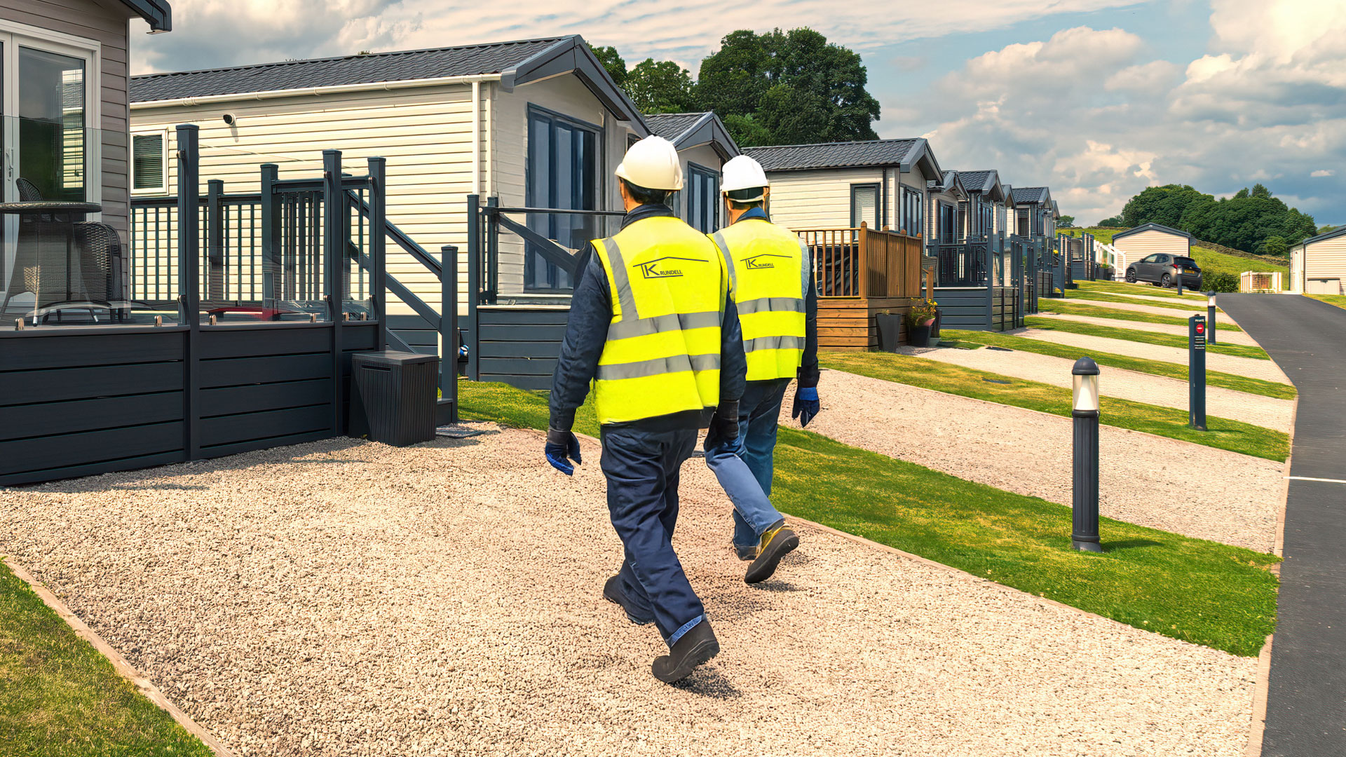 Builders on Norfolk Caravan Park