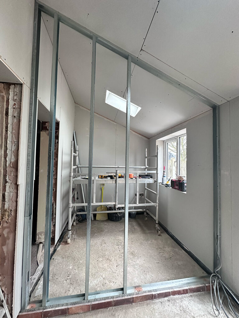 living room extension progress2